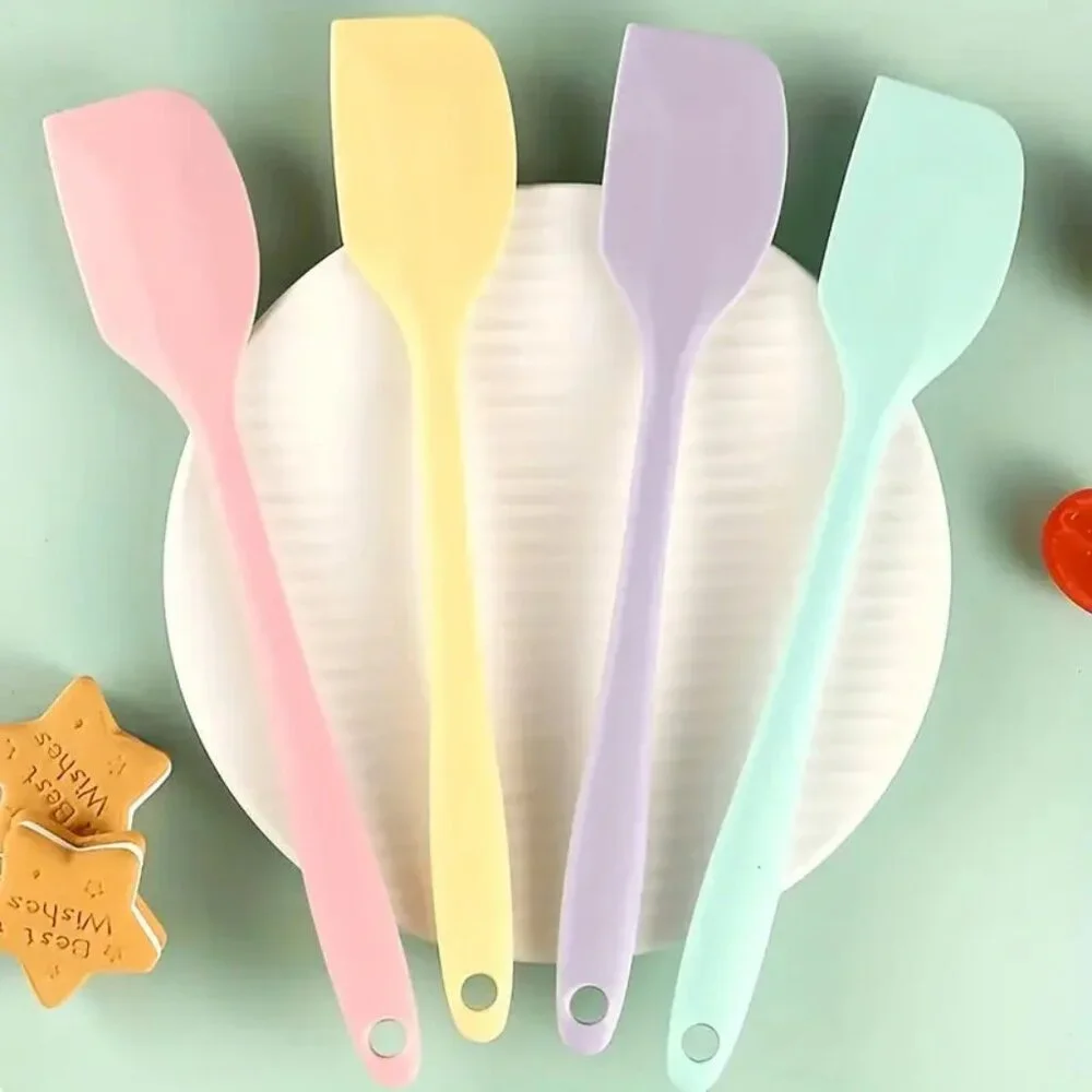 Silicone Baking Spatuals Utensils 4pc Frosting Spreader Scraper Kitchen Cooking